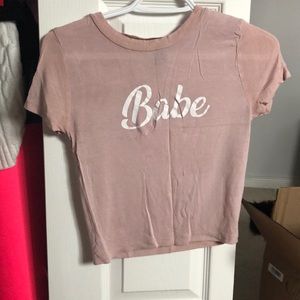Babe crop top